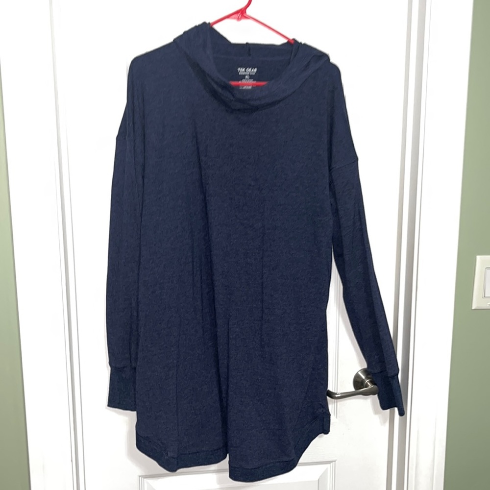 Cowl neck hoodie